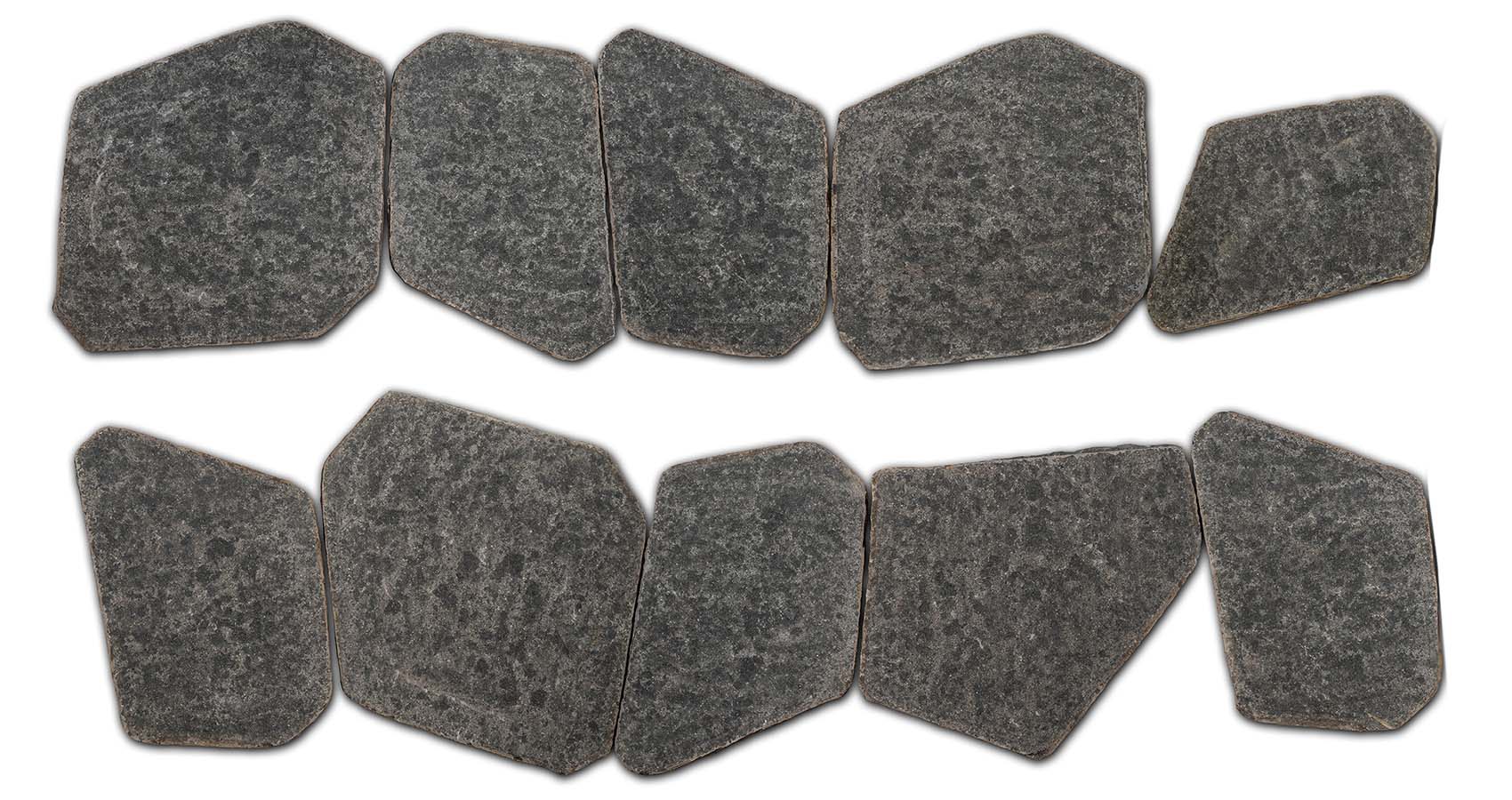 Basalt flagstone ( crazy paving)