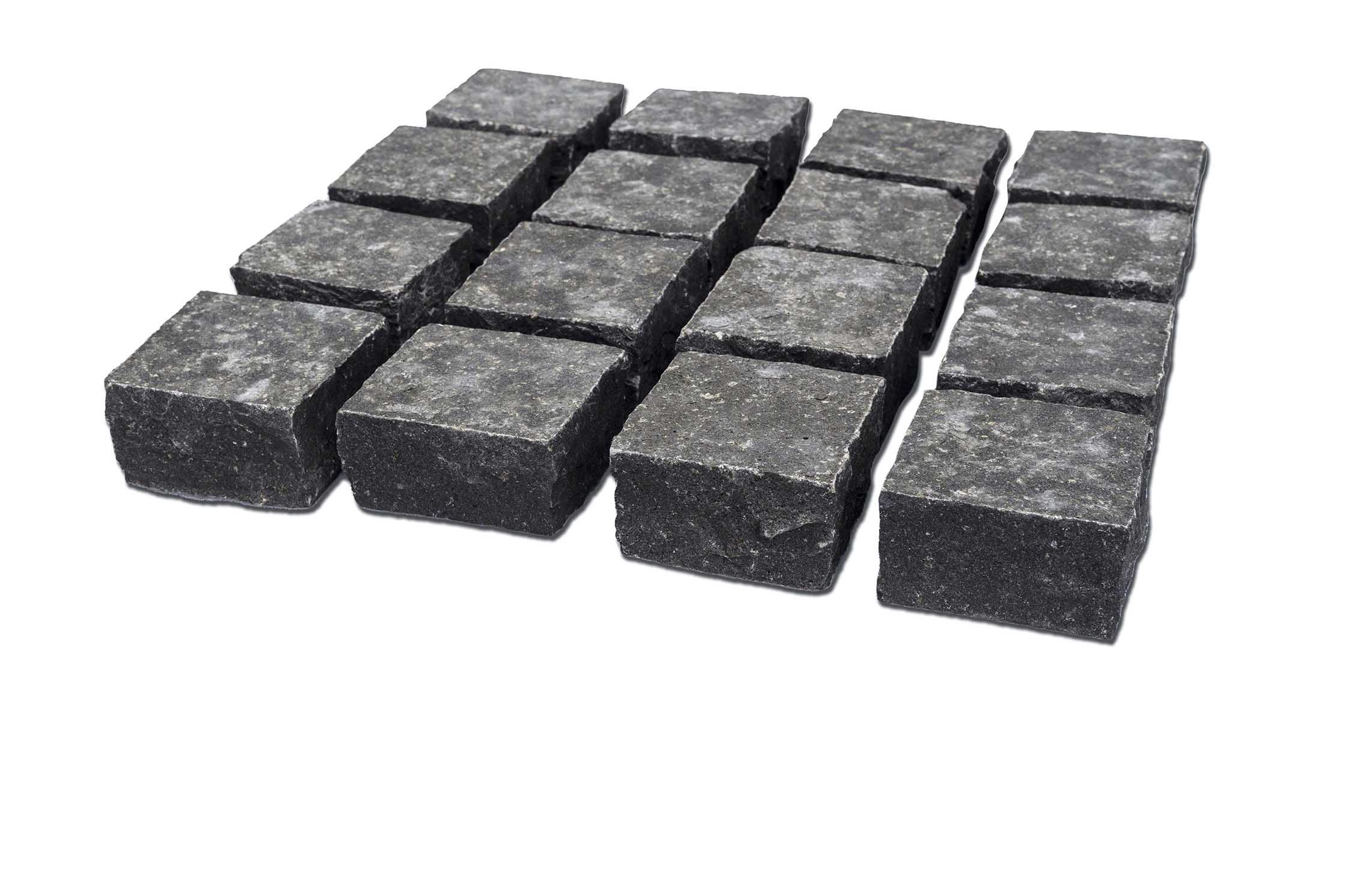 Basalt flamed cobbles h/cut