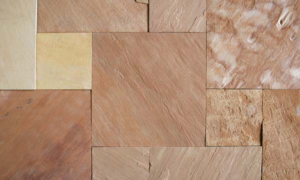 Mint Badami Sawn Tiles